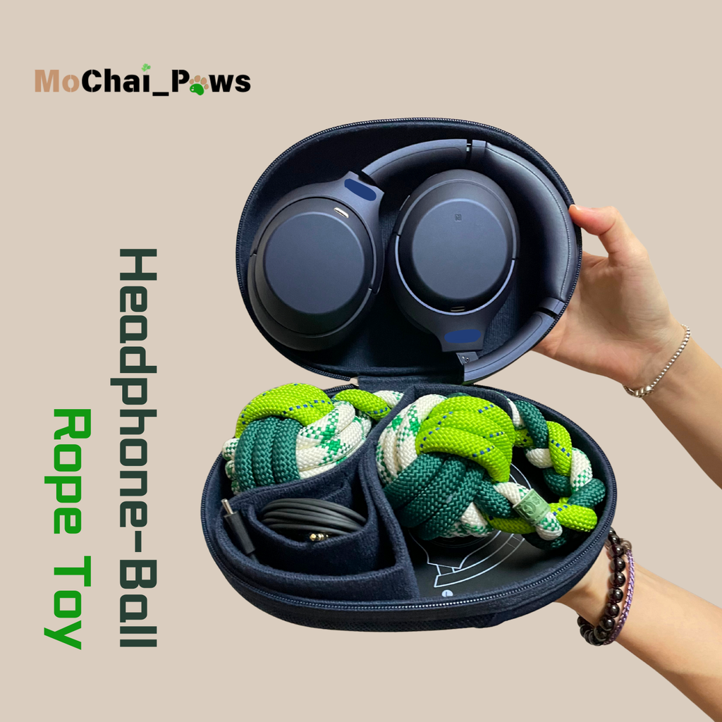 Headphone-Ball Handmade Rope Toy